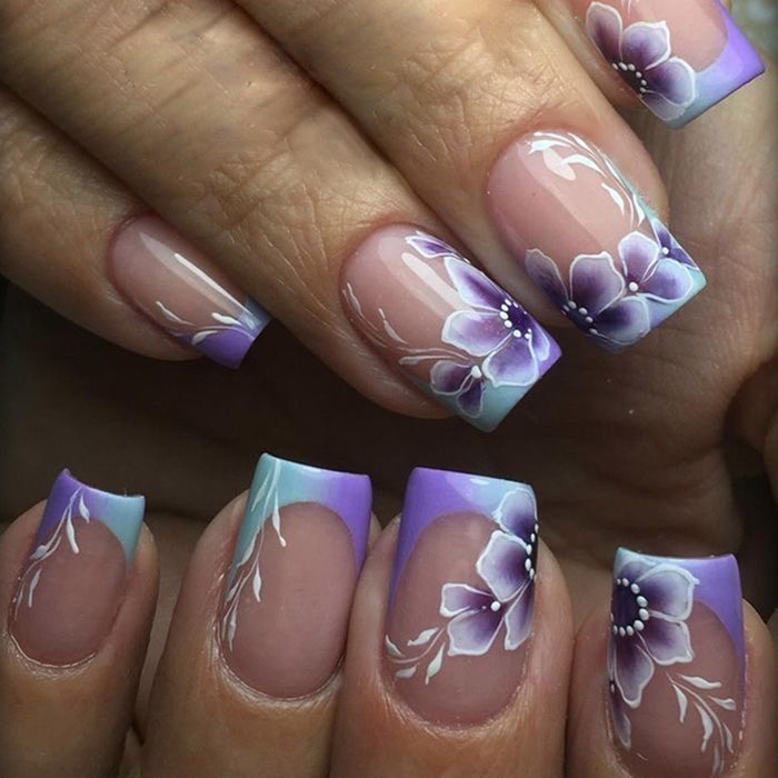 24pcs/Set Press On Nails
