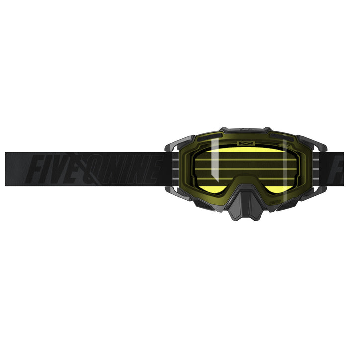 Black with Yellow Lens