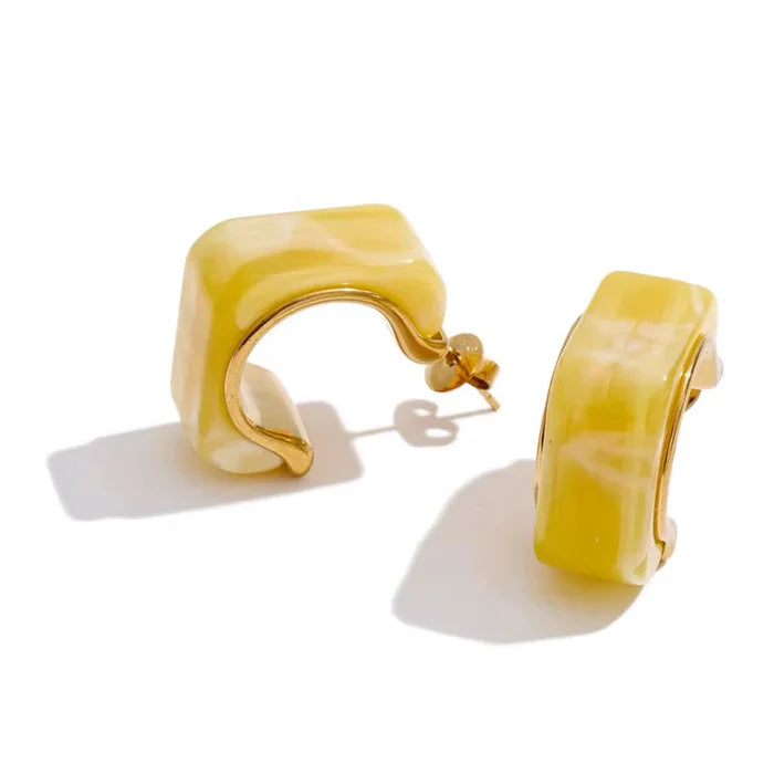 Sorbet hoops (lemon)