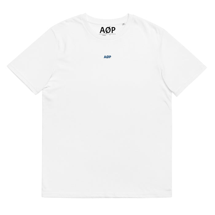 AØP Evi T-shirt - White/Royal blue