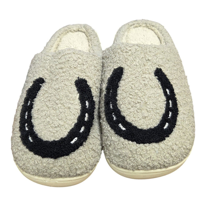 AWST Int'l Cozy Horseshoe Slippers