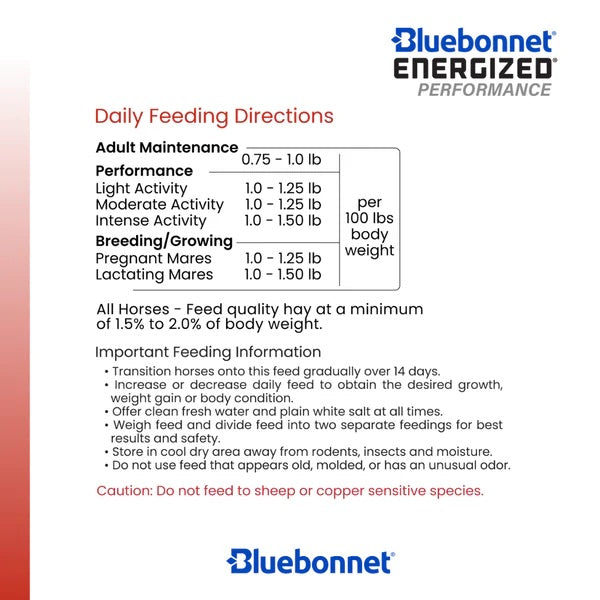 Bluebonnet Feeds | Energized Performance