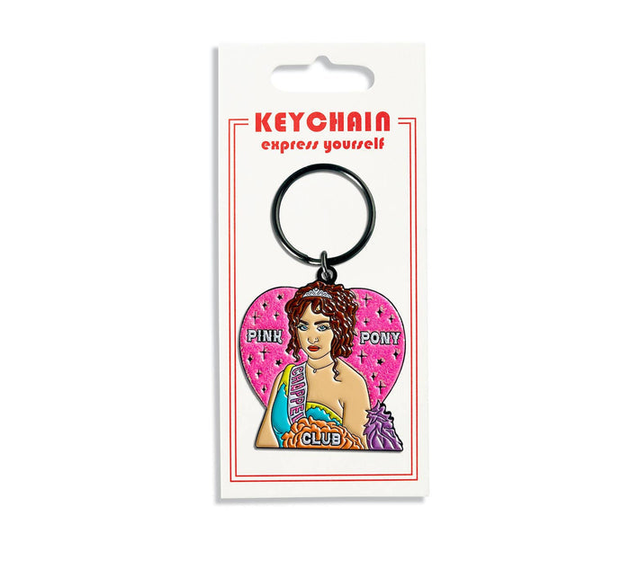 Chappell Roan Pink Pony Club Keychain