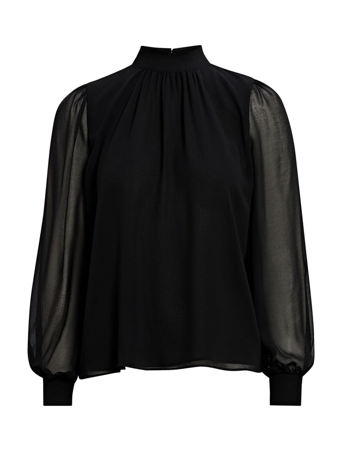 Deja Sheer Blouse Forever New