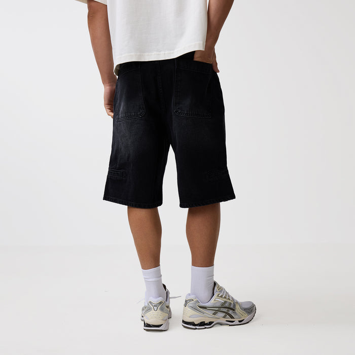 Denim Jorts | Washed Black