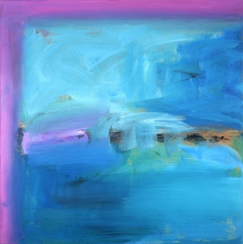 Blue and Purple Abstract | Jan Neil | Print Decor