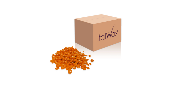 Italwax Top Line Hot Film Wax in Granules Coral For Sensitive (22lbs./9.98kg)