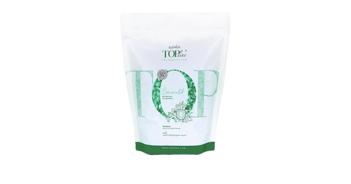 Italwax Top Line Hot Film Wax in Granules Emerald For Sensitive (750g)