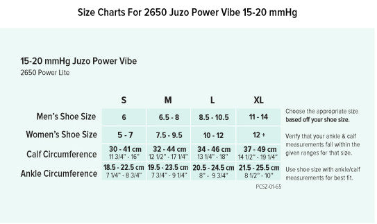Juzo Power Vibe Knee Sock 20-30mmHg - Compression Level: Firm 20-30 MmHg - Unisex - Knee
