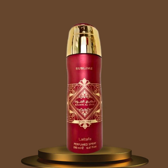 Lattafa Bade'e Al Oud | Sublime Body Spray | Women's Fragrance | 6.7 oz (200ml) | Eau De Parfum | Apple and Vanilla