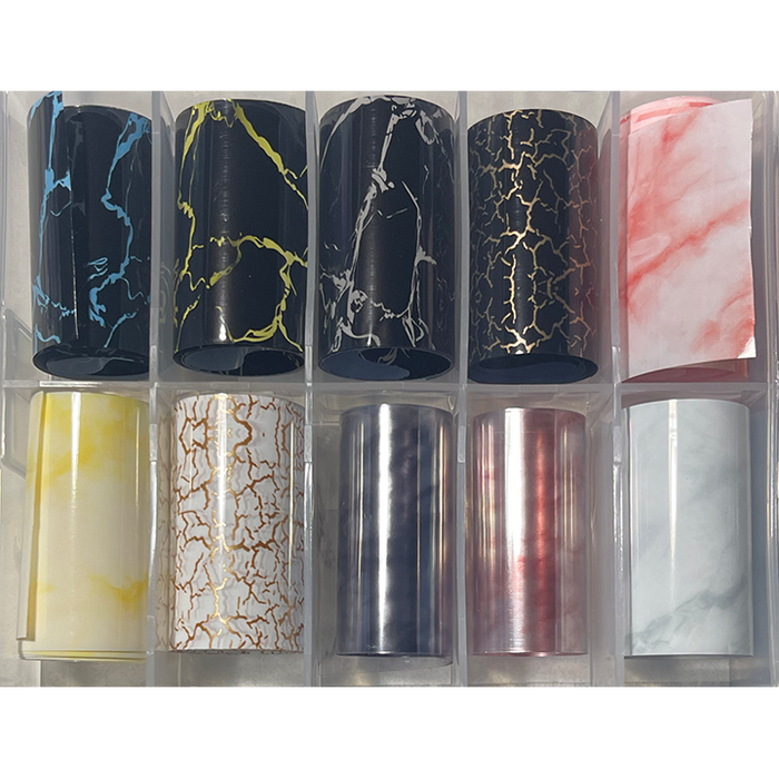 Marble - 10pc Transfer Foil Set