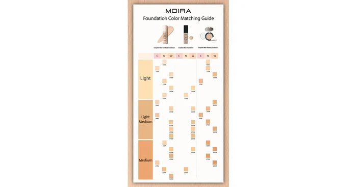 MOIRA Complete Wear Soft Matte Foundation (300C)