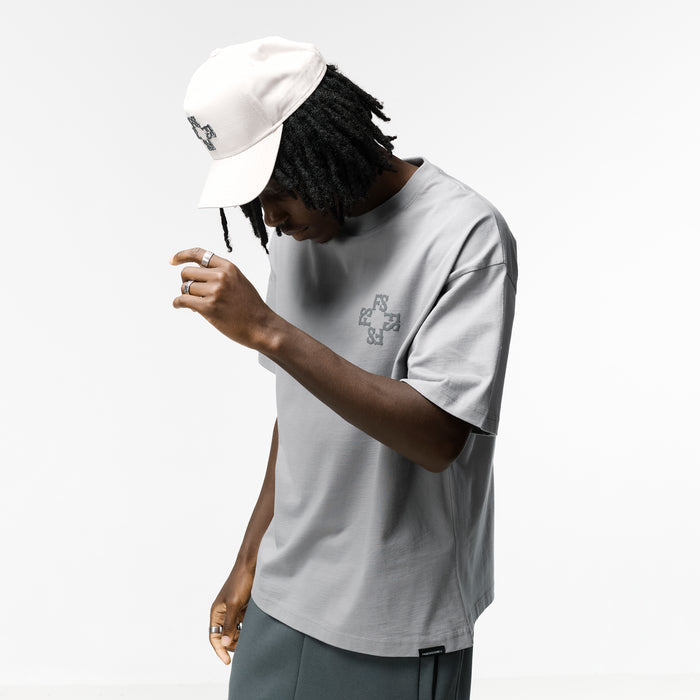 Monogram T-Shirt | Mid Grey