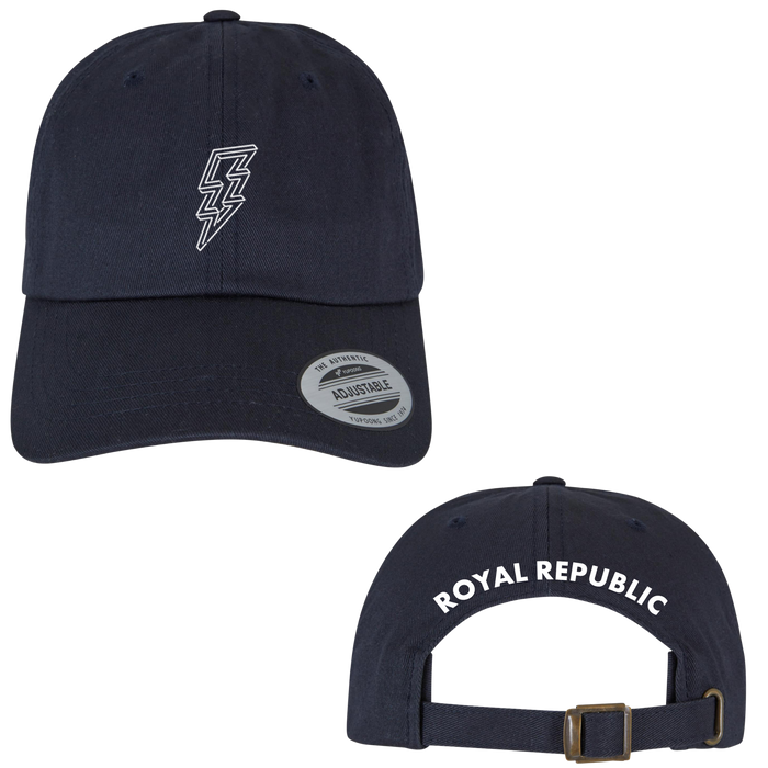 ROYAL REPUBLIC - Flash Logo Cap (dark navy)