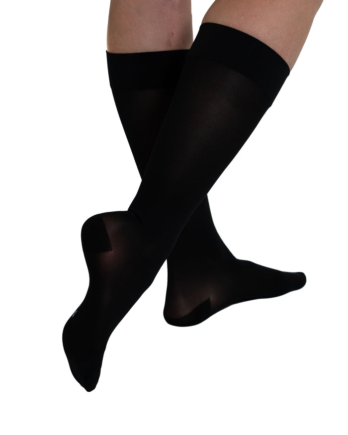 Royfa Sheer Knee High 15-20mmHg - Compression Level: Moderate 15-20 MmHg - Female - Knee