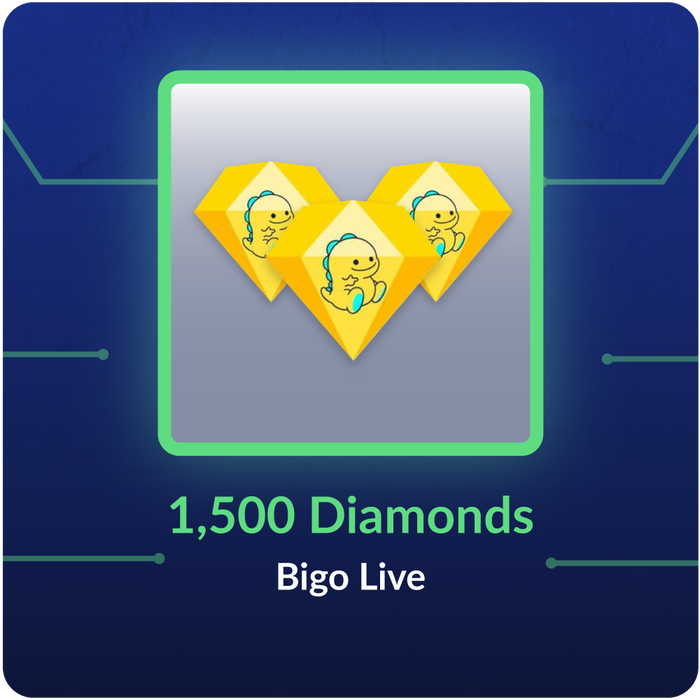 1,500 Diamonds - Bigo Live