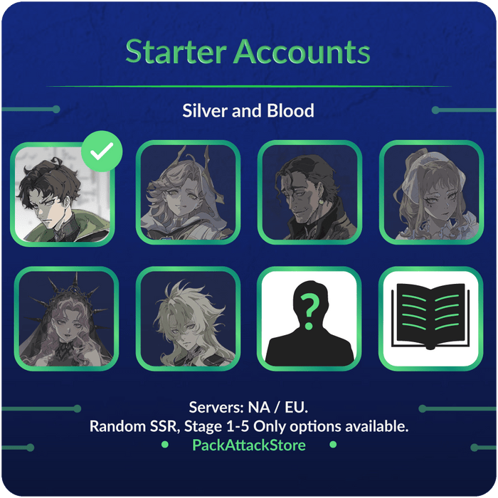 Acapella + Seth + 6 SSR + Stage 1-5 Only