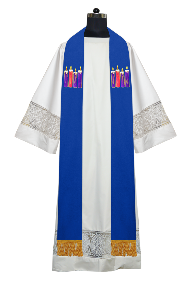 Advent Clergy Stole - Gloria