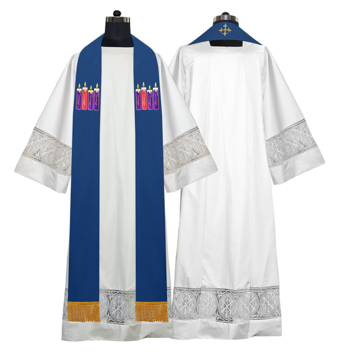 Advent Clergy Stole - Gloria