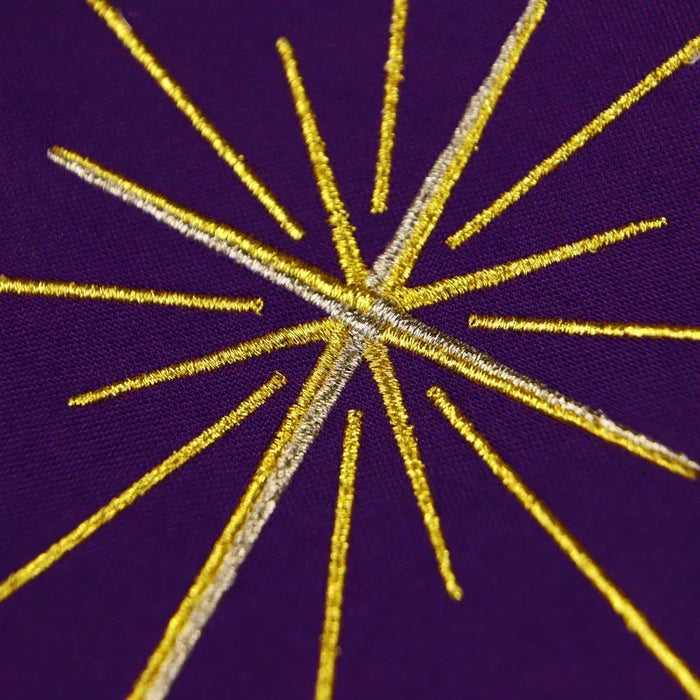 Advent Clergy stole - O Come let Us Adore Him