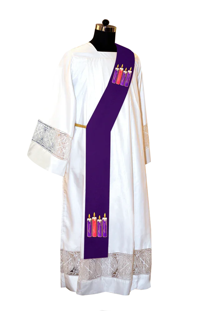 Advent Deacon Stole - Gloria