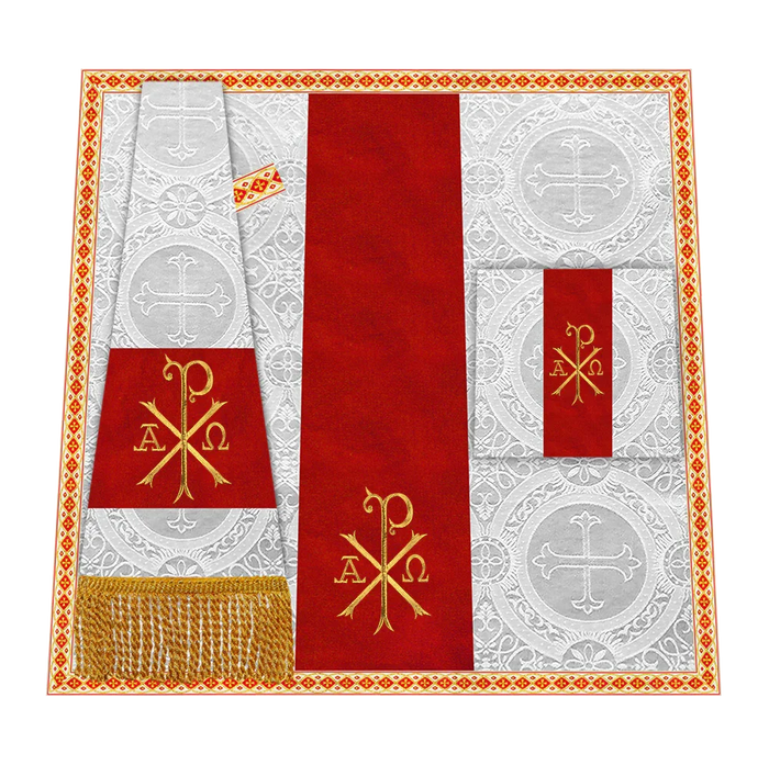 Damask / PAX / White-Red