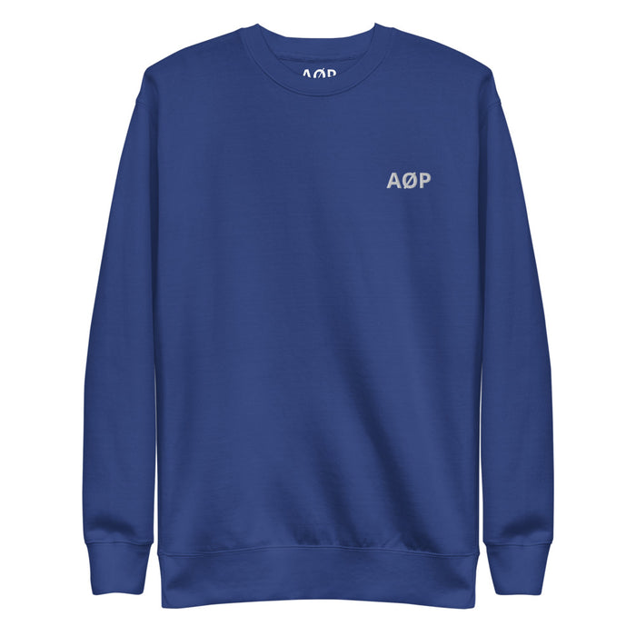 AØP Esso sweatshirt - Royal blue