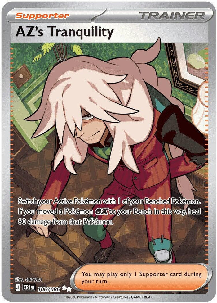 AZ's Tranquility (106/086) [Mega Evolution: Chaos Rising] - Shop at xdovtoxtgo