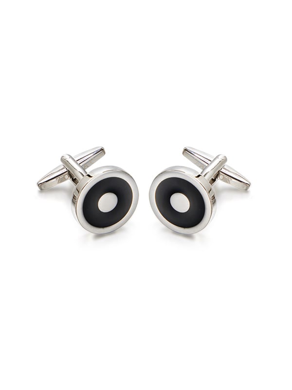 Black Enamel Cufflinks