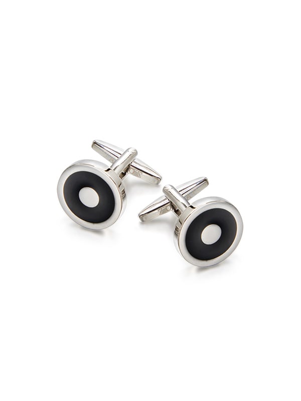 Black Enamel Cufflinks
