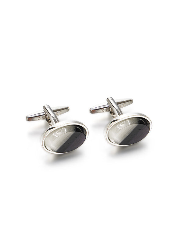 Black Stone Cufflinks