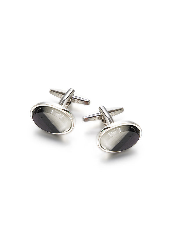 Black Stone Cufflinks