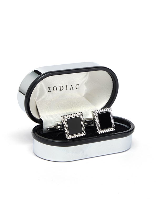 Black Stone Cufflinks