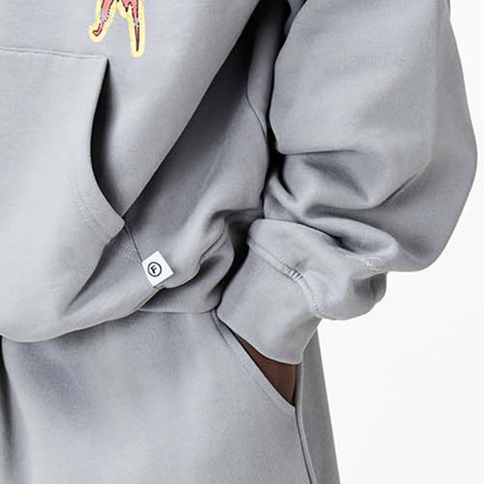 Blackletter Hoodie | Mid Grey