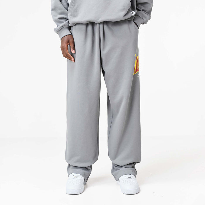 Blackletter Open Hem Jogger | Mid Grey