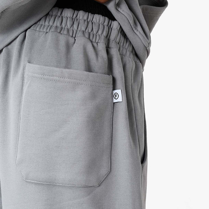 Blackletter Open Hem Jogger | Mid Grey