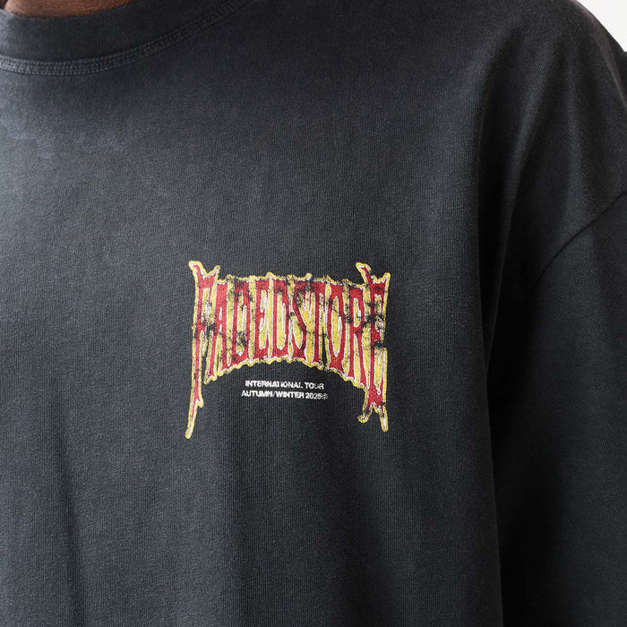 Blackletter T-Shirt | Washed Black