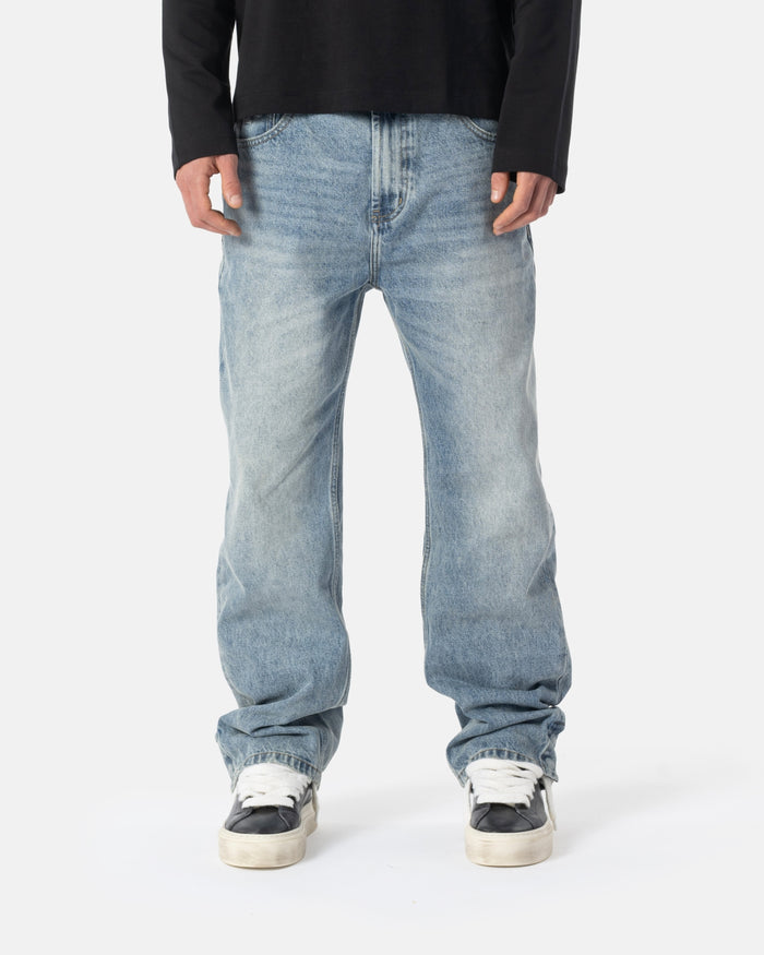 BLU02 Relaxed Double Button Hem