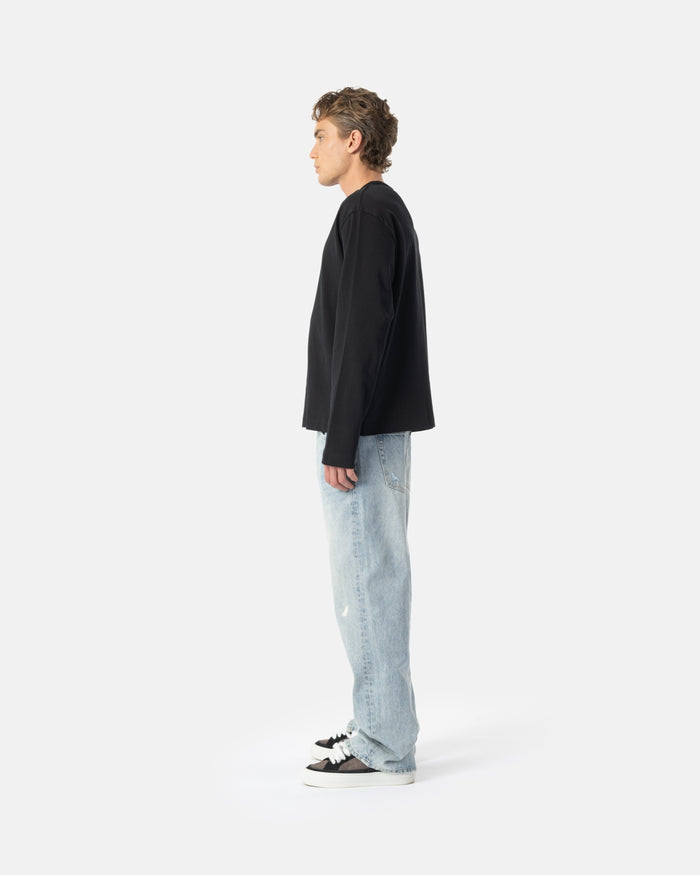 BLU02 Relaxed Slit Hem