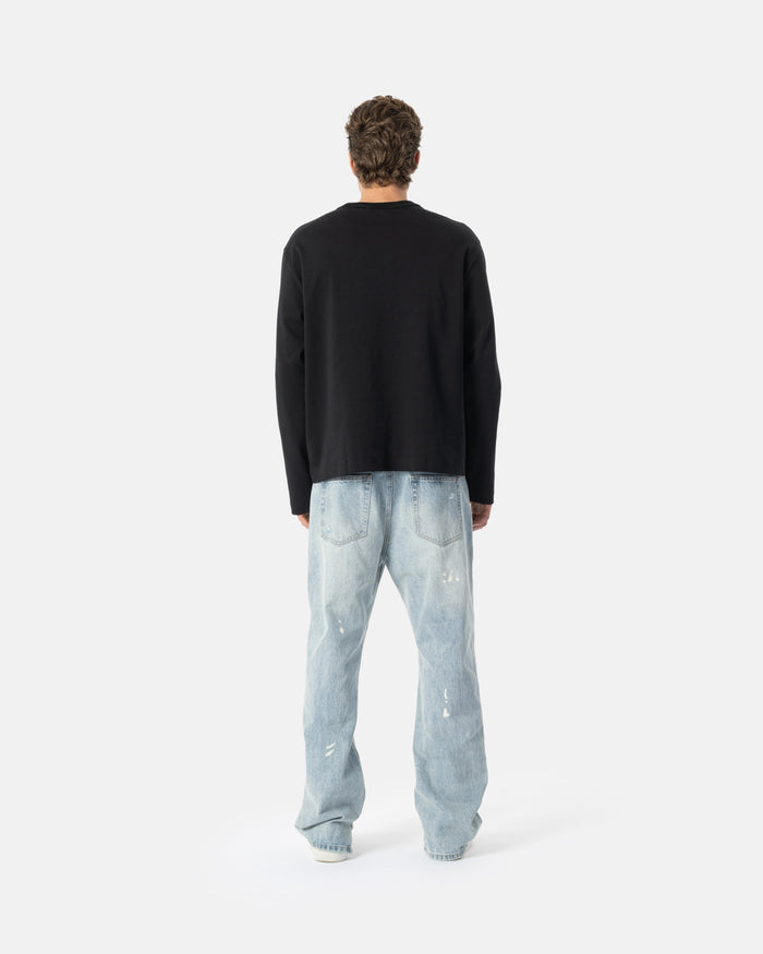 BLU02 Relaxed Slit Hem