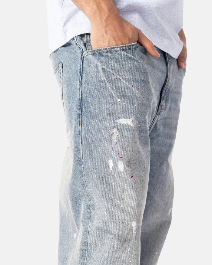 BLU04 Baggy Paint Splash