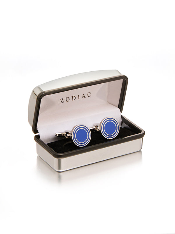 Blue Enamel Cufflinks