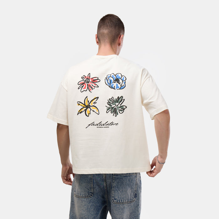 Botanical T-Shirt | Chalk