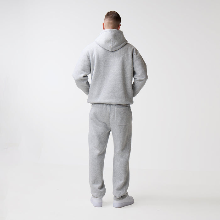 Box Fit Hoodie | Grey Marl