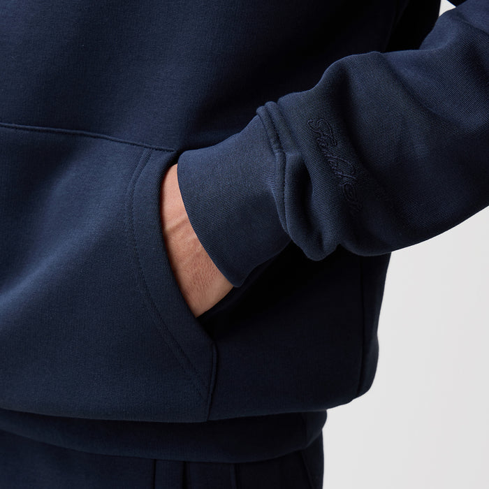 Box Fit Hoodie | Navy