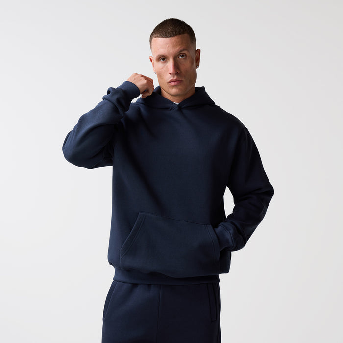 Box Fit Hoodie | Navy