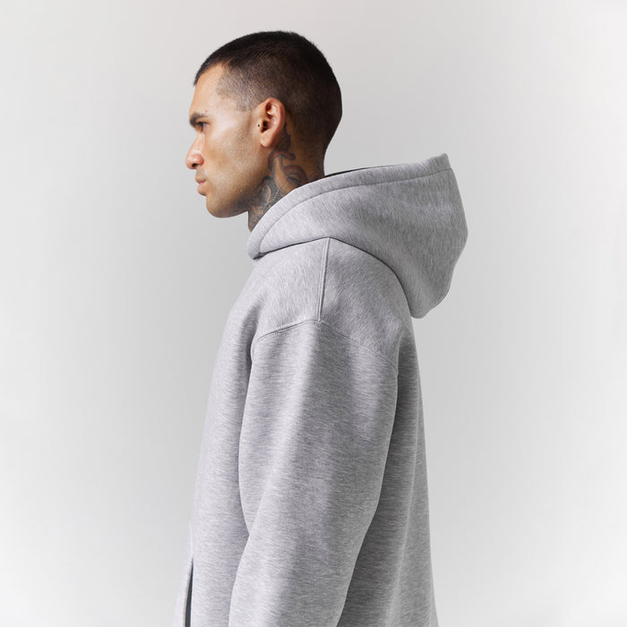 Box Fit Tracksuit | Grey Marl