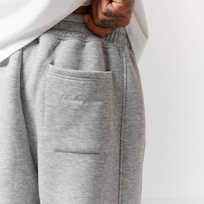 Box Fit Tracksuit | Grey Marl