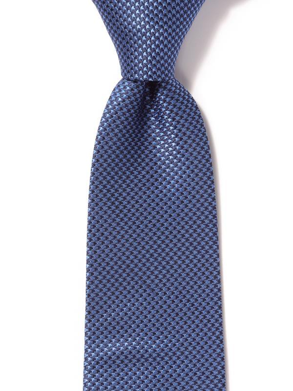 Campania Structure Medium Blue Silk Tie