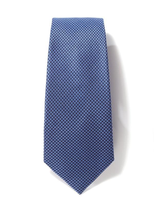Campania Structure Medium Blue Silk Tie